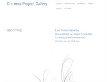 Tablet Screenshot of chimera-project.com